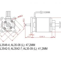 D-Power Brushless Aussenläufer AL35-08 890 kV -RC Antriebe Verkäufe 194198342 xxl