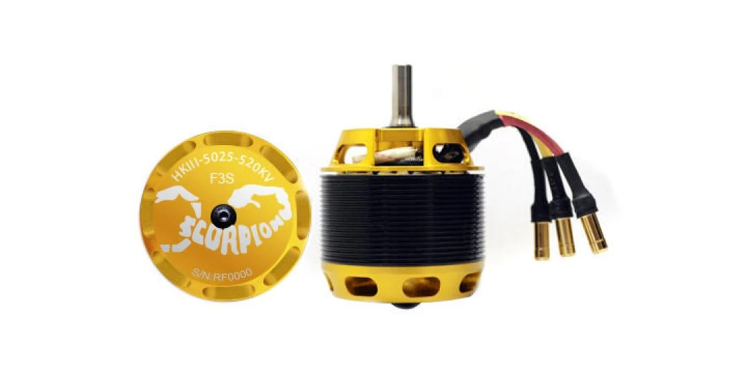 Scorpion Motor HKIII-5025-520 KV F3S Edition 3 Scorpion Motor HKIII-5025-520 KV F3S Edition